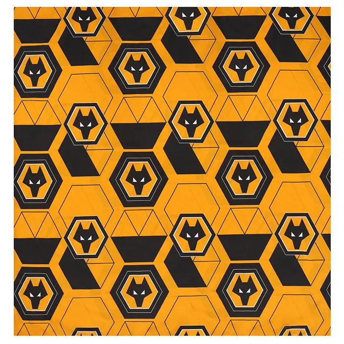 Wolverhampton Wanderers Kits Shop | Crest Rotton Rotary Double Duvet 200cm x 200cm Wolves Jerseys and Gear